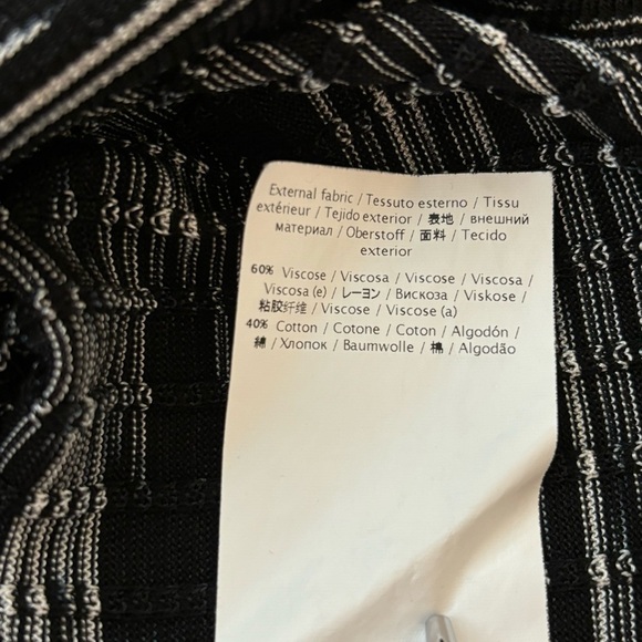 Missoni Space Dye Black White Pullover Raglan Sweater Size 6 - Picture 9 of 11